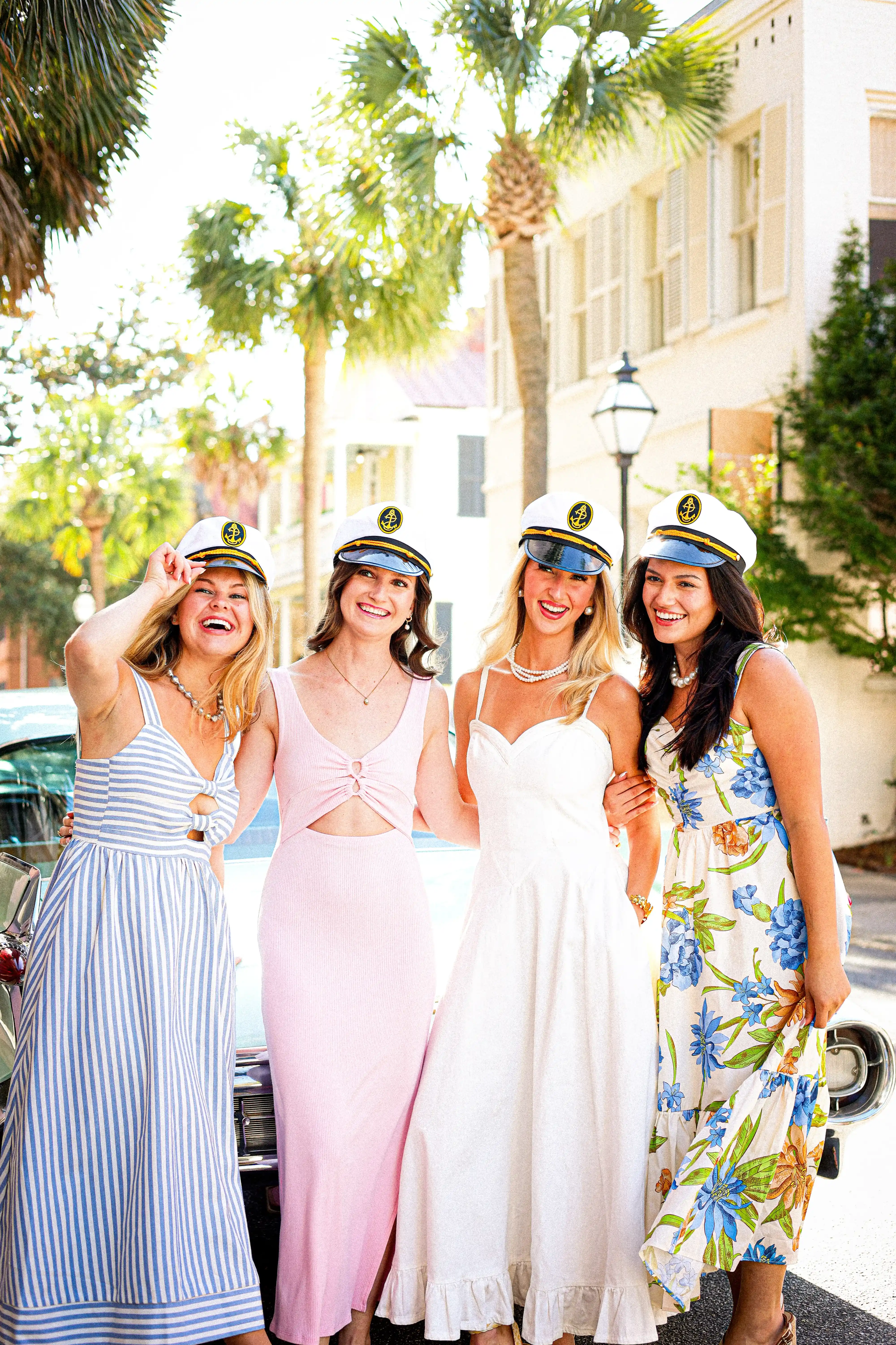 Private yacht celebration with friends on Charleston Harbor