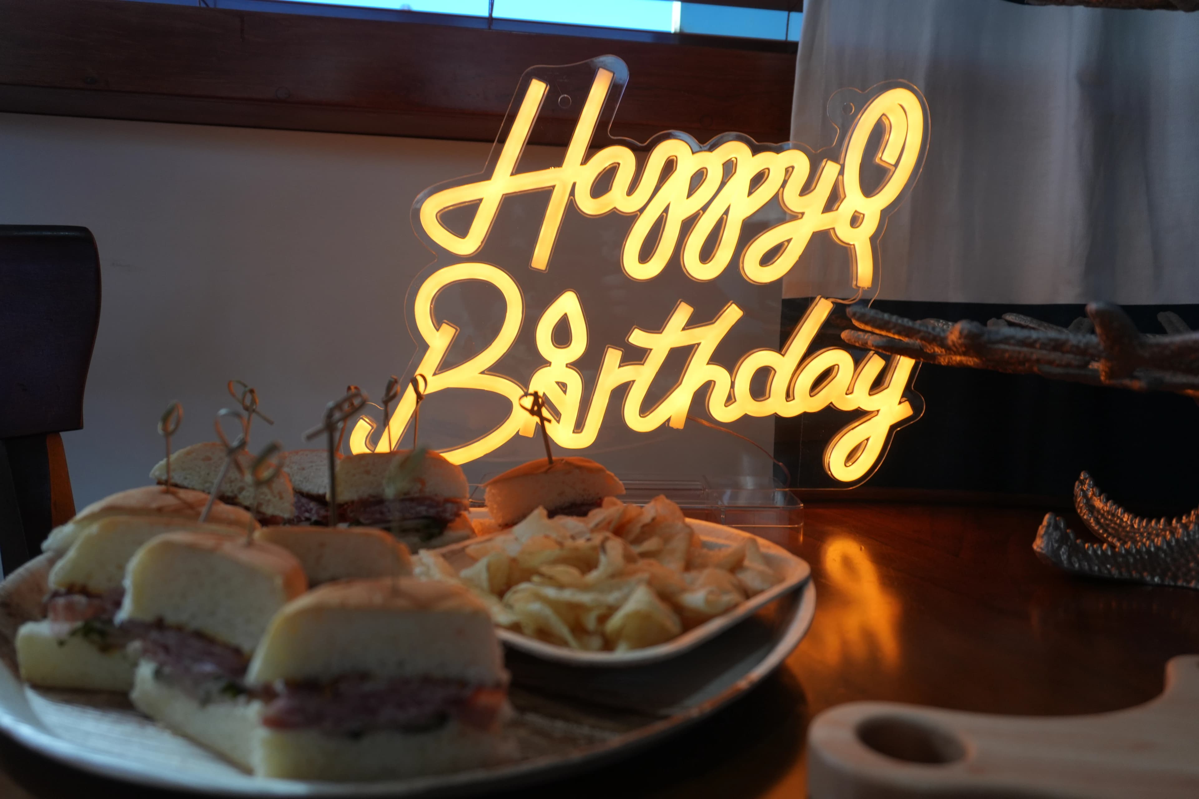 Group birthday celebration aboard a Charleston private yacht charter