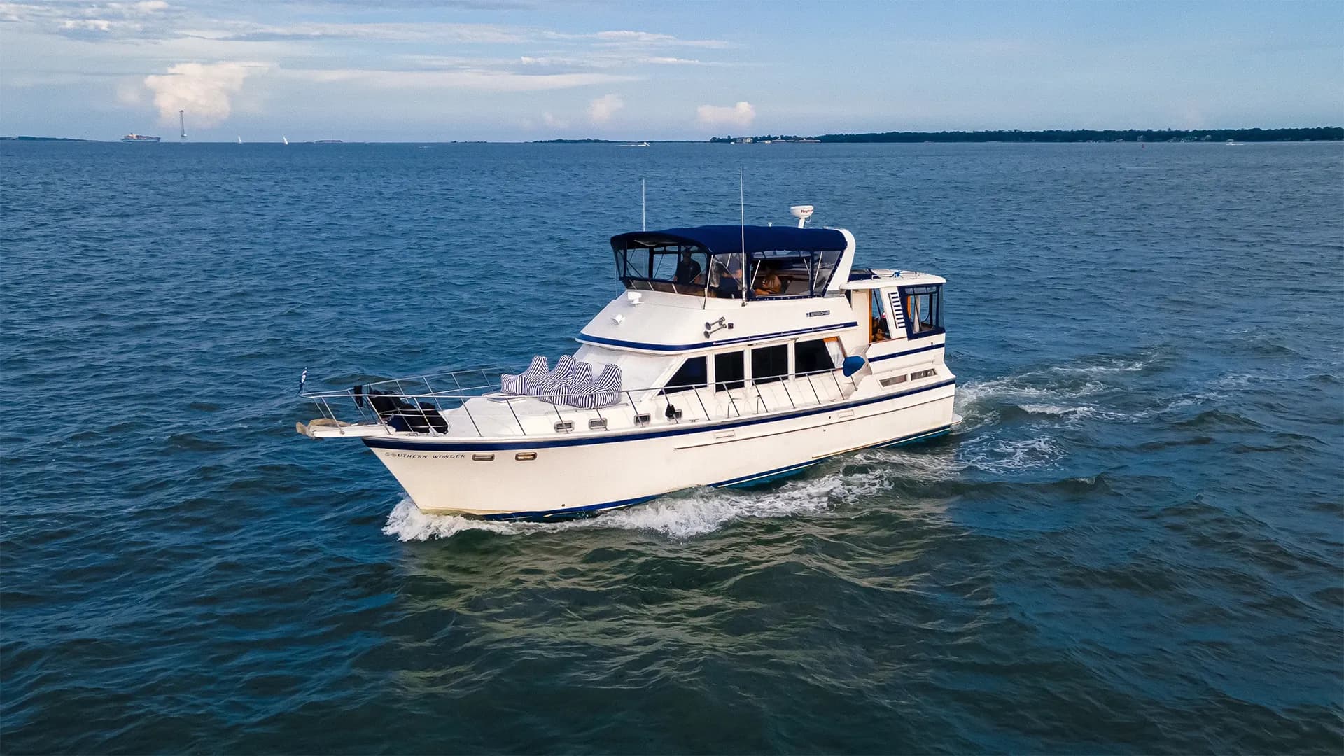 Charleston Harbor Cruise with Southern Wonder Yacht Charters in Charleston, South Carolina