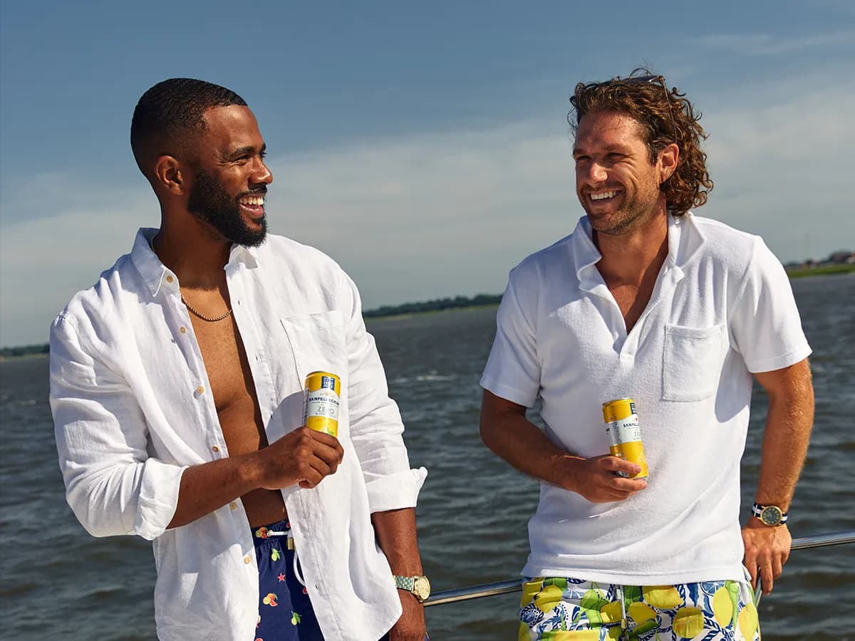 Guests posing aboard Southern Wonder Yacht Charter