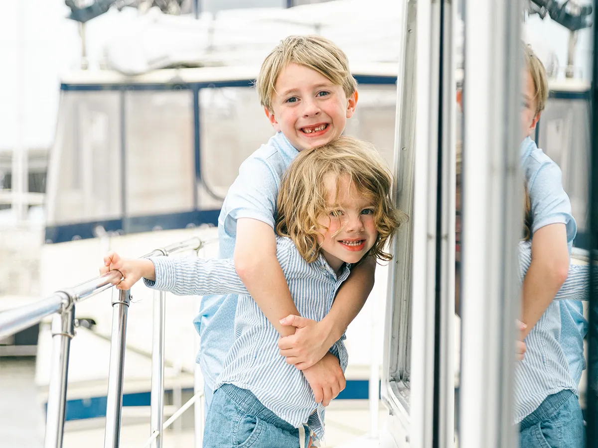 Romantic Charleston sunset yacht celebration