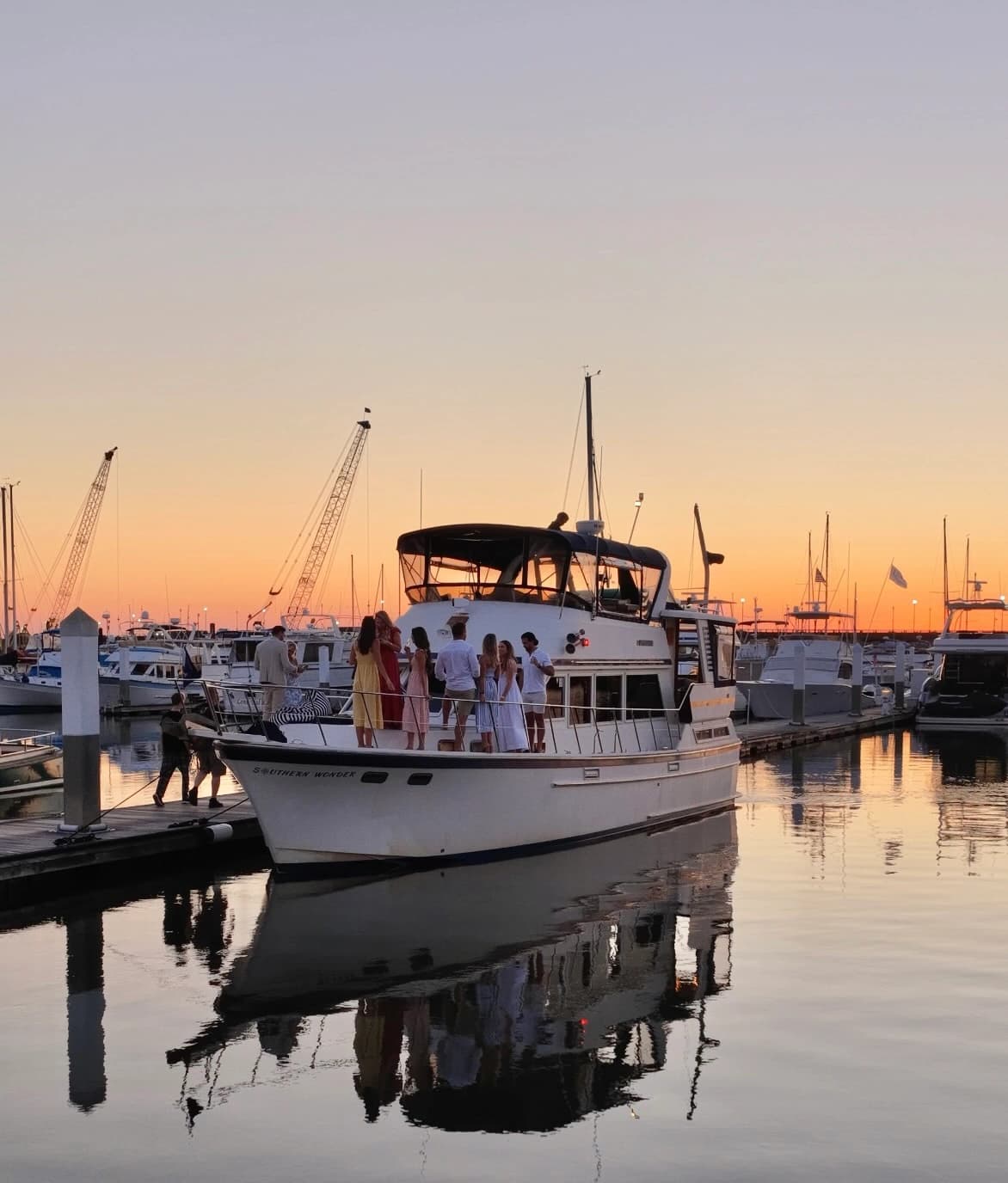 Charleston Harbor Sunset Cruise with Southern Wonder Yacht Charters in Charleston, South Carolina