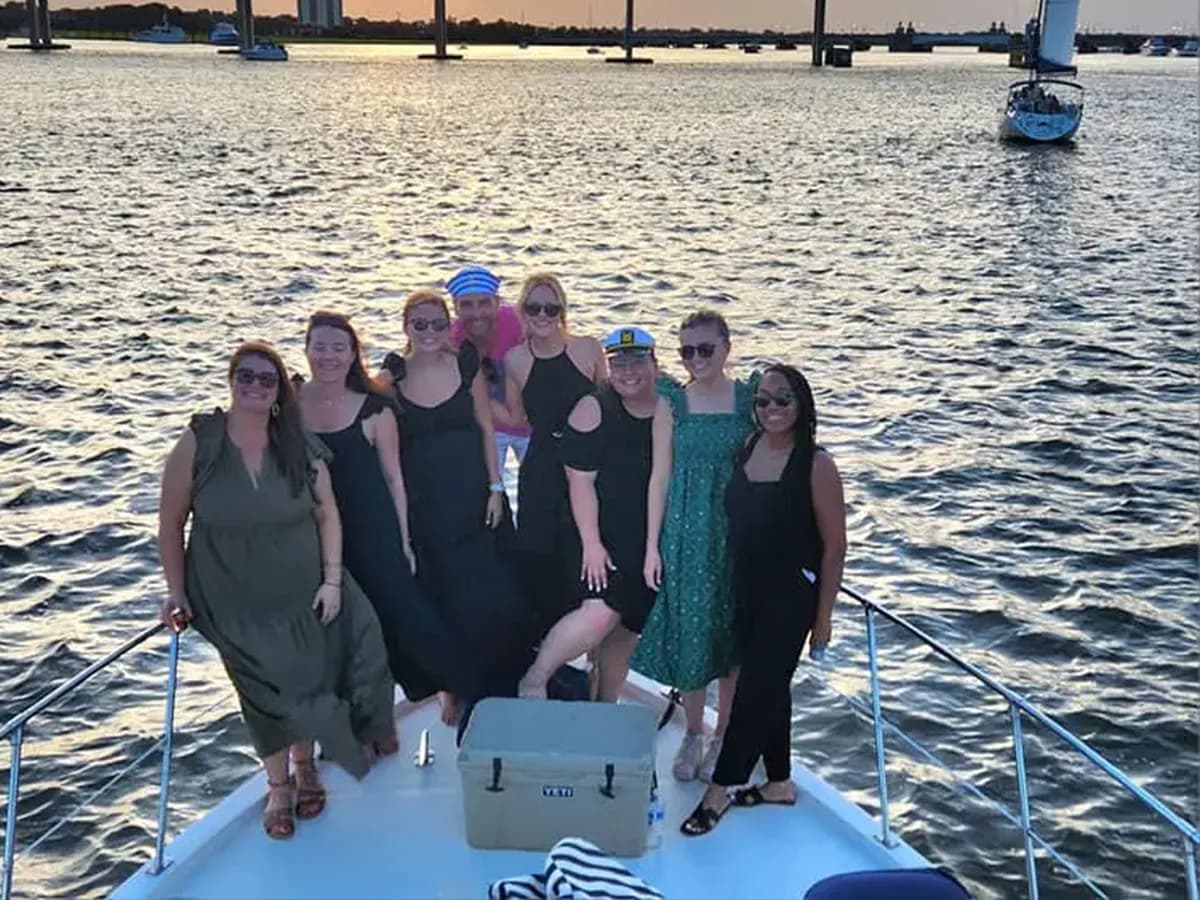 Southern Wonder with Charleston waterfront scenery